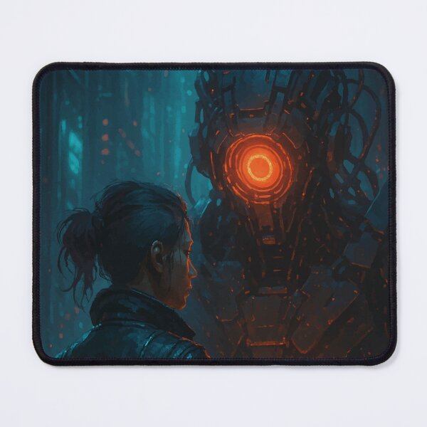 Item preview, Confront the Core – Cyberpunk Standoff designed and sold by AbstractAnom.