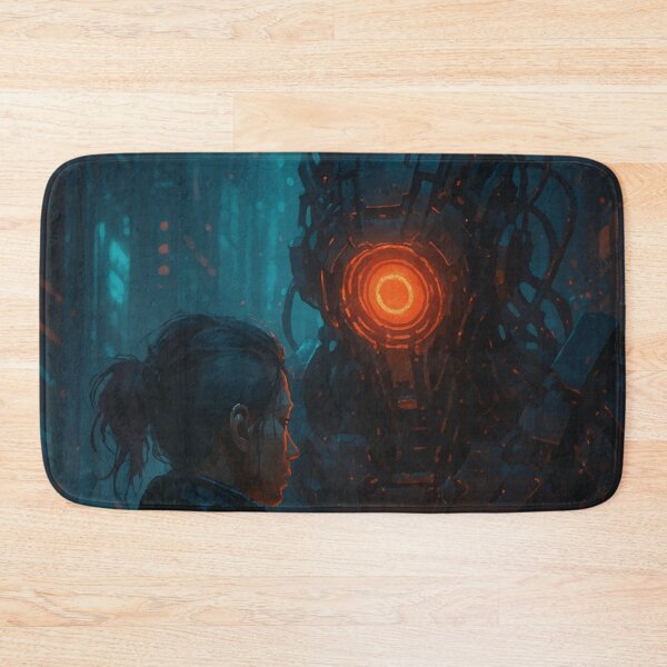 Item preview, Confront the Core – Cyberpunk Standoff designed and sold by AbstractAnom.