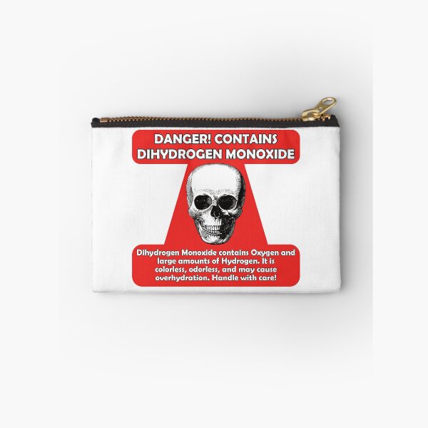 Item preview, Dihydrogen Monoxide Warning With Vintage Skull designed and sold by TheRainFamily.
