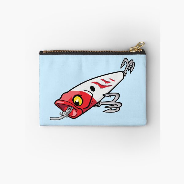 Item preview, Popper Attack Fishing Lure - Red White designed and sold by BlueSkyTheory.