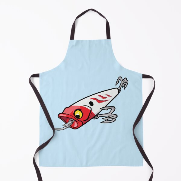 Item preview, Popper Attack Fishing Lure - Red White designed and sold by BlueSkyTheory.