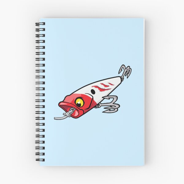 Item preview, Popper Attack Fishing Lure - Red White designed and sold by BlueSkyTheory.