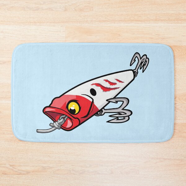 Item preview, Popper Attack Fishing Lure - Red White designed and sold by BlueSkyTheory.