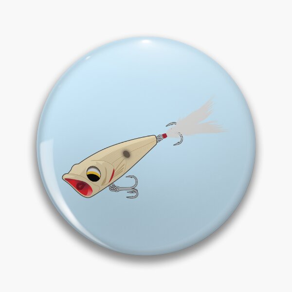 Item preview, Skitter Pop Fishing Lure - Bone designed and sold by BlueSkyTheory.