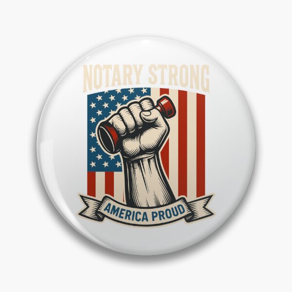 Item preview, Notary Strong – America Proud Patriotic Notary Design designed and sold by NotaryLife.
