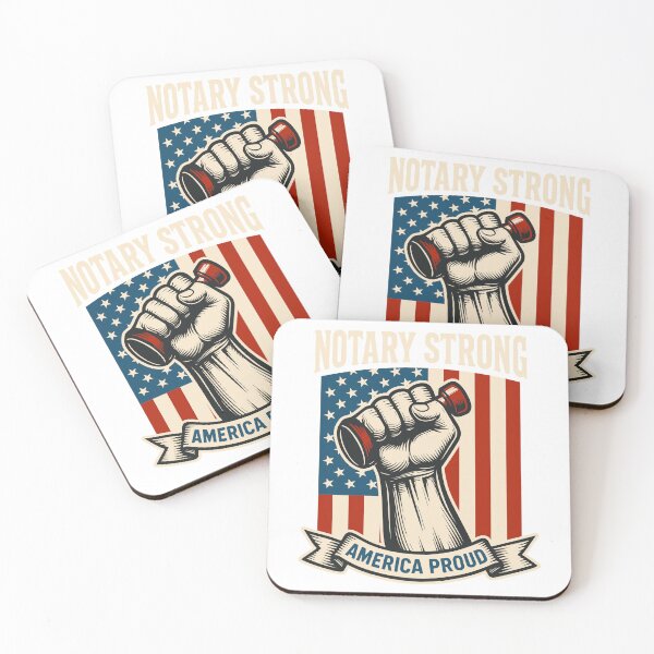 Item preview, Notary Strong – America Proud Patriotic Notary Design designed and sold by NotaryLife.