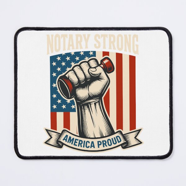Item preview, Notary Strong – America Proud Patriotic Notary Design designed and sold by NotaryLife.