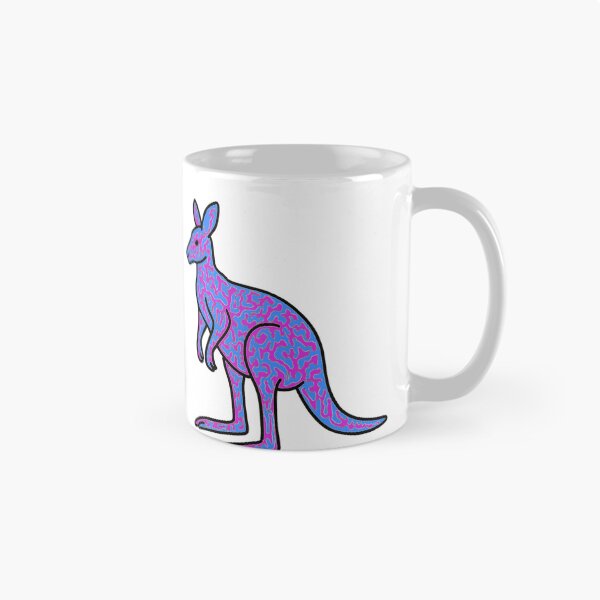 Item preview, Pink & Blue Kangaroo designed and sold by CazDPhotos.