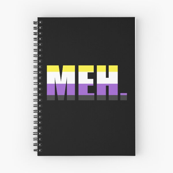 Item preview, "MEH" Enby Nonbinary NB Queer Pride Flag Graphic designed and sold by BluOddities.