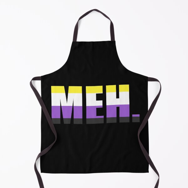Item preview, "MEH" Enby Nonbinary NB Queer Pride Flag Graphic designed and sold by BluOddities.