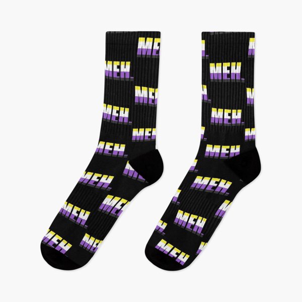 Item preview, "MEH" Enby Nonbinary NB Queer Pride Flag Graphic designed and sold by BluOddities.