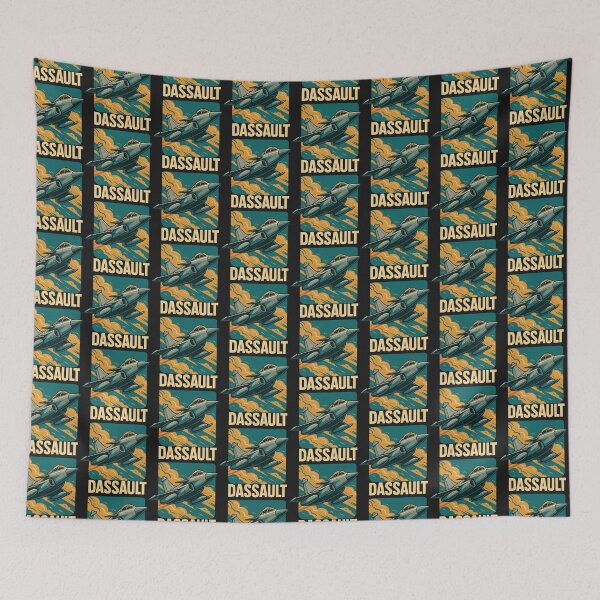 Item preview, Dassault Rafale Jet – Bold Vintage Aviation Graphic designed and sold by Kalaidax.
