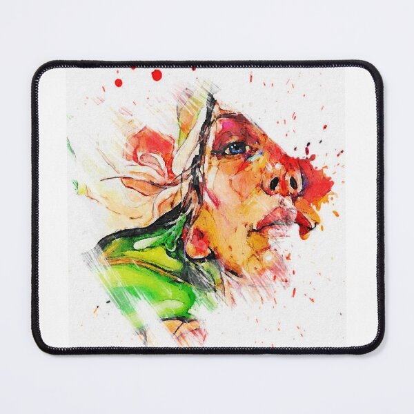 Item preview, Bold Watercolour Expression – Abstract Portrait of Inner Strength designed and sold by unikkk.