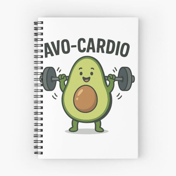 Item preview, Avo-Cardio – Workout Avocado designed and sold by IllustrifyArts.