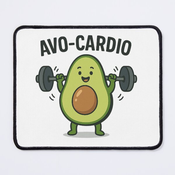 Item preview, Avo-Cardio – Workout Avocado designed and sold by IllustrifyArts.