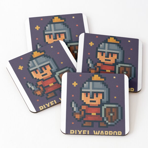 Item preview, Pixel Warrior - Guardian of Retro Realms designed and sold by DAYandMONTH.