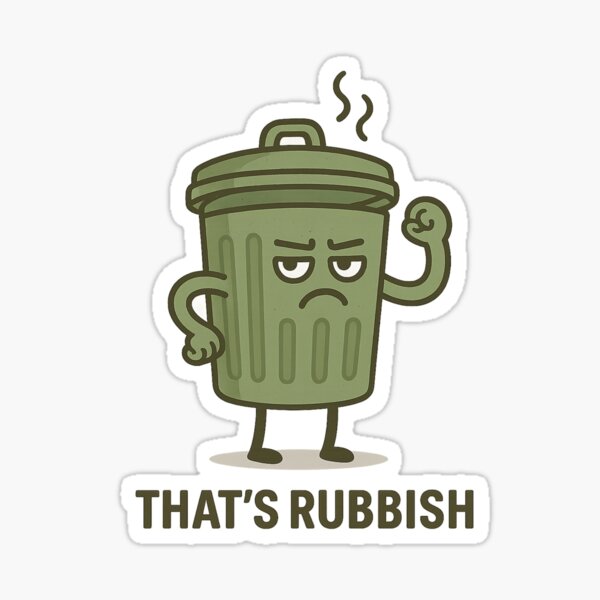 Item preview, That's Rubbish designed and sold by IllustrifyArts.