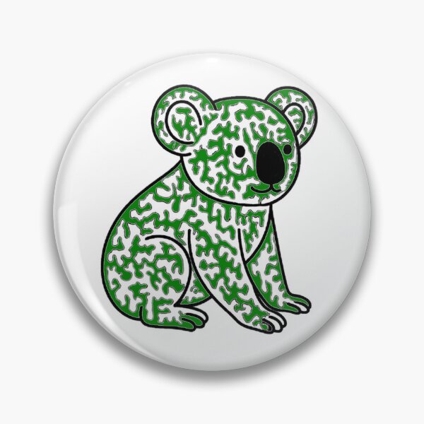 Item preview, Koala green & white designed and sold by CazDPhotos.