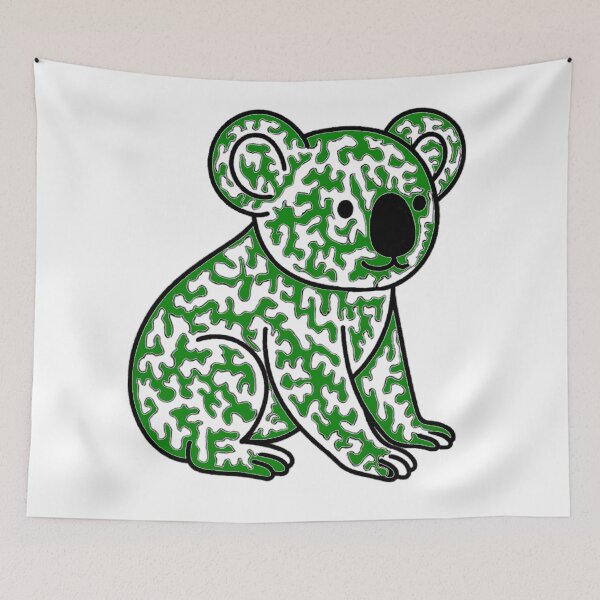 Item preview, Koala green & white designed and sold by CazDPhotos.
