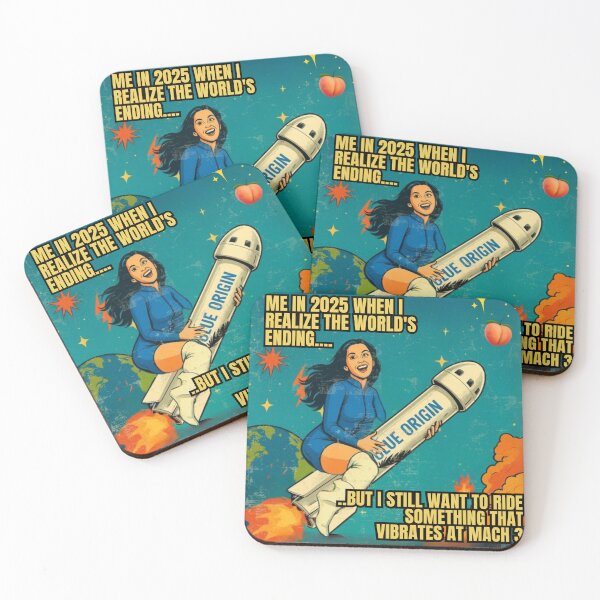 Item preview, Me in 2025 When the World’s Ending – Pop Art Rocket Meme designed and sold by Path to Somewhere .