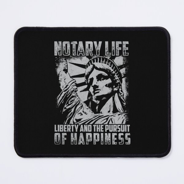 Item preview, Notary Life – Liberty & The Pursuit of Happiness Grunge Design designed and sold by NotaryLife.
