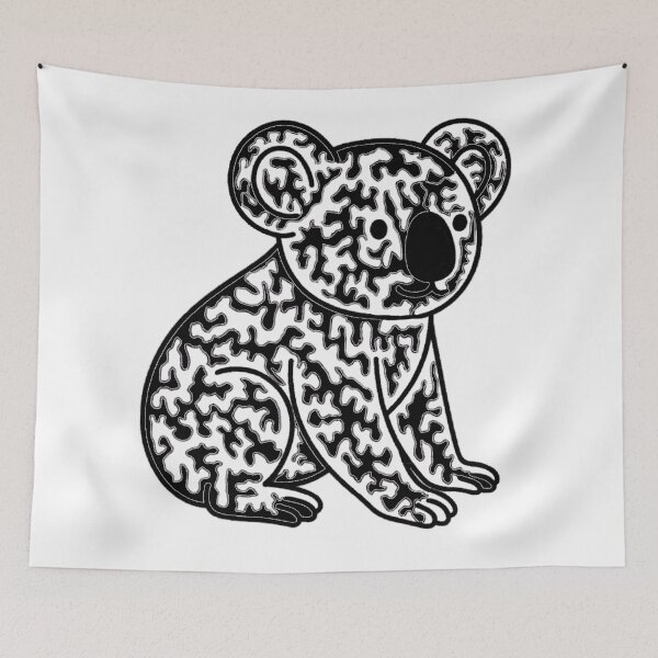 Item preview, Koala black & white designed and sold by CazDPhotos.