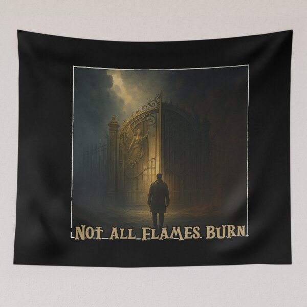 Item preview, Kharon's Halo - Not all flames burn (square) designed and sold by KharonsHalo.