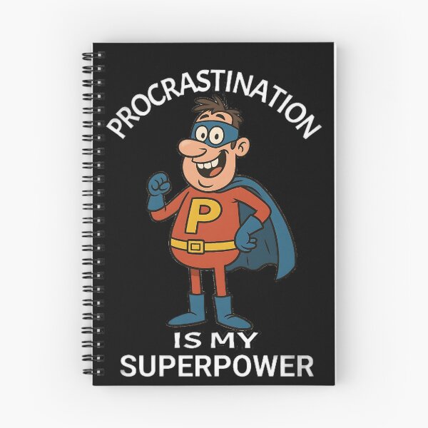 Item preview, Superpower Procrastination designed and sold by A-Man-and-a-Cat.