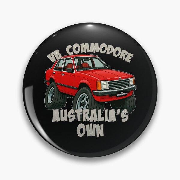 Artikelvorschau, VB Commodore Cartoon – Australiens eigene – Red Hot Muscle Car Art entworfen und verkauft von Michael van der Hoorn.