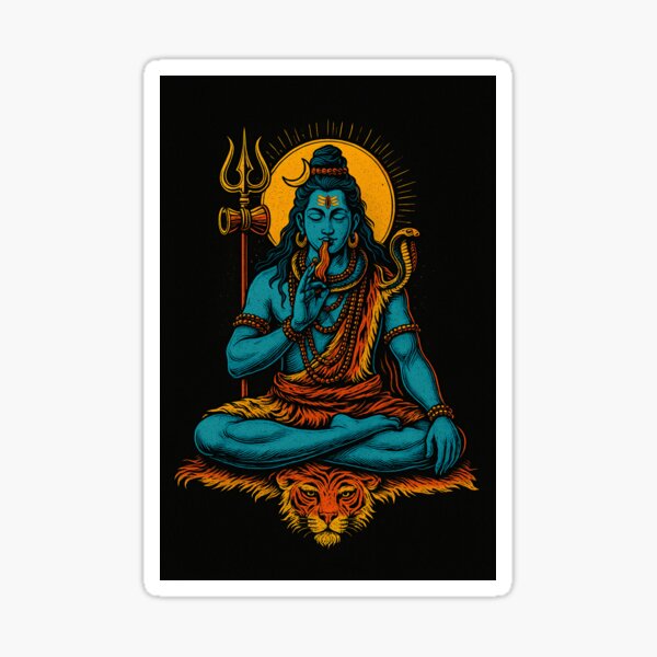 Artikel-Vorschau von Shiva in der Meditation, designt und verkauft von SpiritMeme.