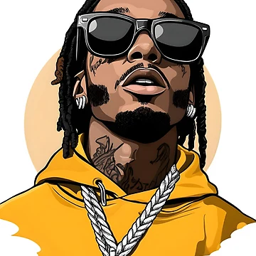 Vorschaubild zum Design Sanfter Vibes-Rapper-Typ von Ragil-Studio