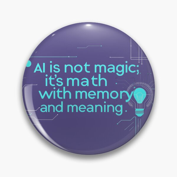 Item preview, AI: Math, Memory & Meaning designed and sold by rohan71.