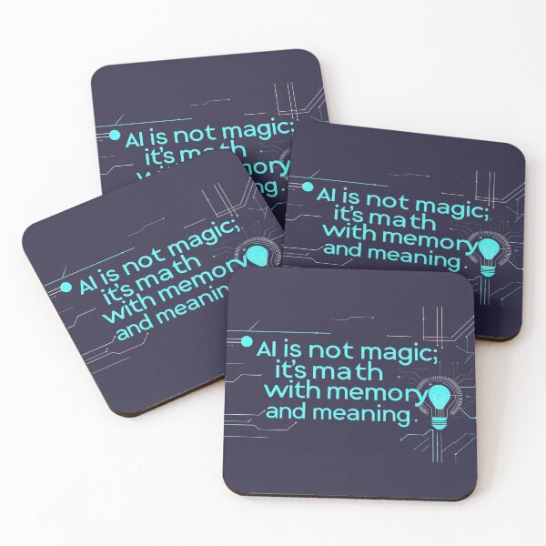 Item preview, AI: Math, Memory & Meaning designed and sold by rohan71.