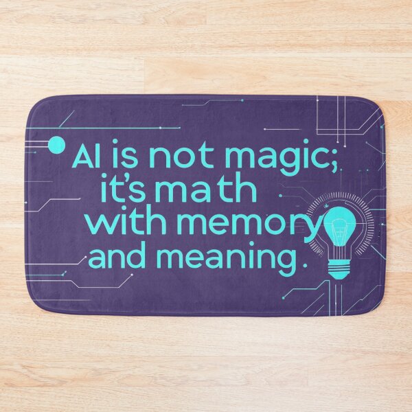 Item preview, AI: Math, Memory & Meaning designed and sold by rohan71.
