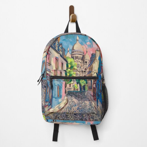 Item preview, Montmartre, Paris -  Impressionist Travel Poster. Art By Carraann  designed and sold by CARRAANN.