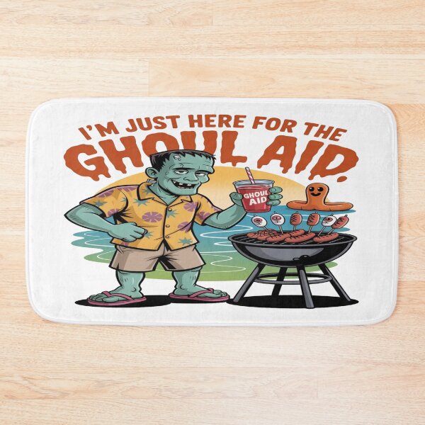 Item preview, I’m Just Here for the Ghoul Aid – Funny Summerween Beach BBQ  designed and sold by Rajasekar.