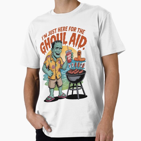 Item preview, I’m Just Here for the Ghoul Aid – Funny Summerween Beach BBQ  designed and sold by Rajasekar.
