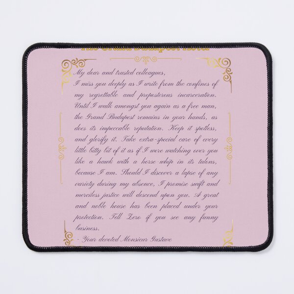 Item preview, Monsieur Gustave's letter designed and sold by katiepdill.
