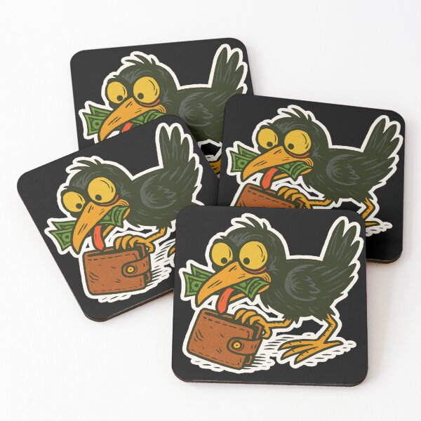 Item preview, Wallet Bandit – Crow Chaos designed and sold by TrashCultSupply.