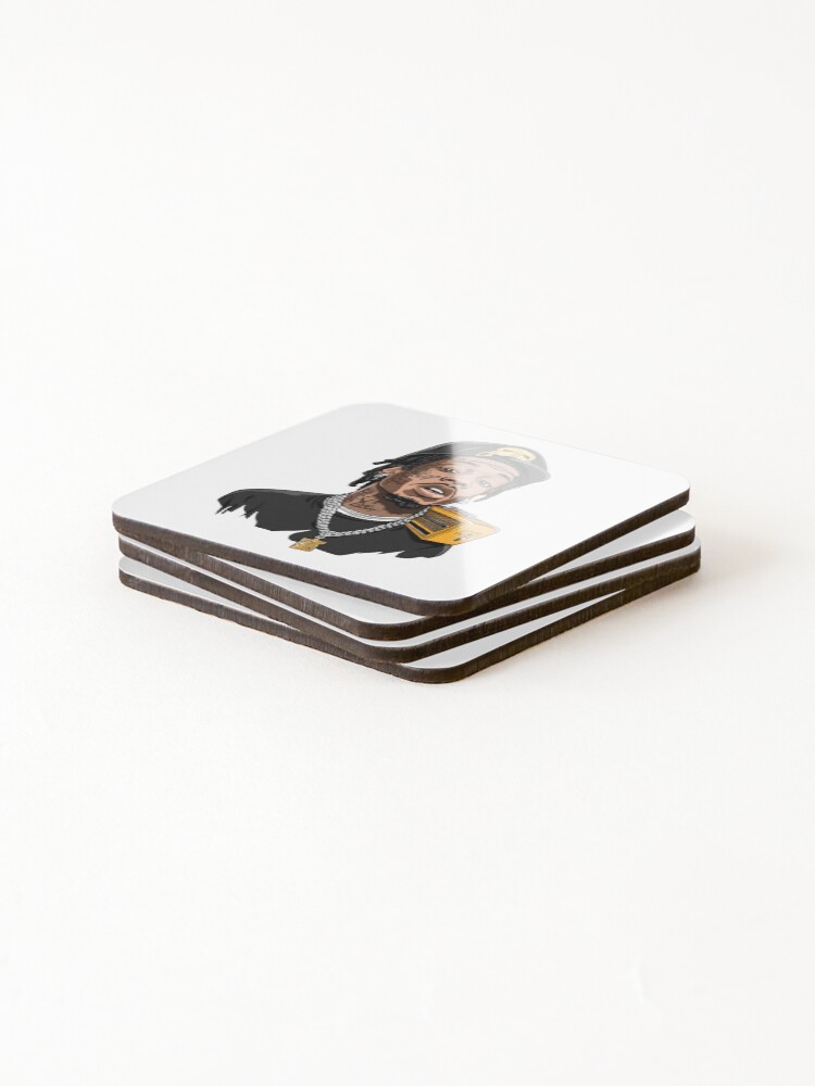 Thumbnail 4 of 5, Coasters (Set of 4), Retro Rapper Throwback designed and sold by Ragil-Studio.