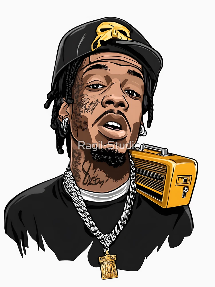 Thumbnail 6 of 6, Pullover Hoodie, Retro Rapper Throwback designed and sold by Ragil-Studio.
