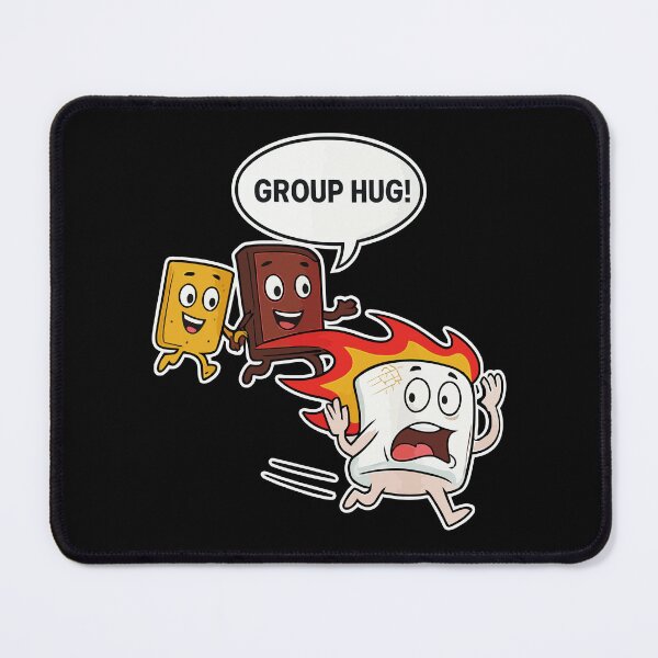 Item preview,  Funny S'mores Group Hug Cartoon Tee designed and sold by ndalamson.