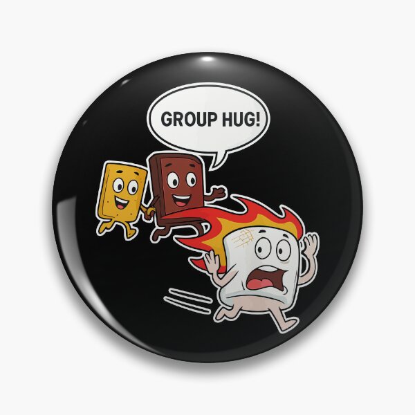 Item preview,  Funny S'mores Group Hug Cartoon Tee designed and sold by ndalamson.