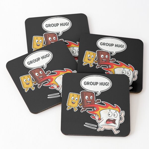 Item preview,  Funny S'mores Group Hug Cartoon Tee designed and sold by ndalamson.