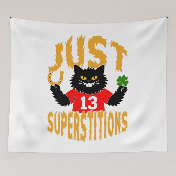 Item preview, Just Superstitions - Funny Black Cat Lucky Design designed and sold by aidenpier.