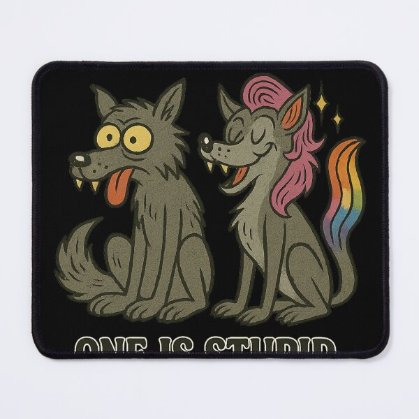 Item preview, There Are Two Wolves Inside You – Stupid & Fabulous designed and sold by TrashCultSupply.