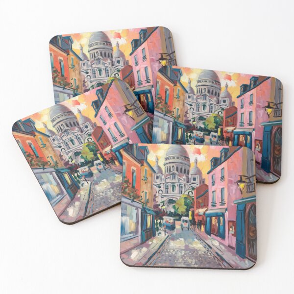 Item preview, Montmartre Paris -  Impressionist Travel Art. By Carraann  designed and sold by CARRAANN.