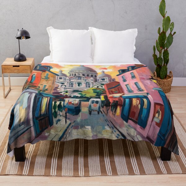 Item preview, Montmartre Paris -  Impressionist Travel Art. By Carraann  designed and sold by CARRAANN.