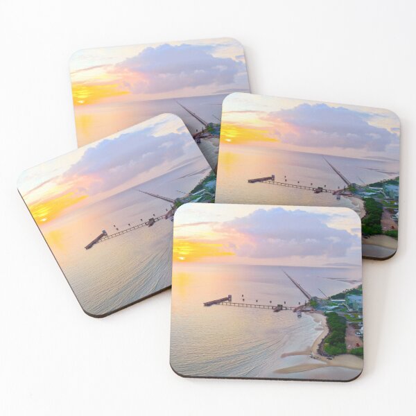 Item preview, Lucinda Sunrise over the 5.76km Sugar Terminal Jetty North QLD designed and sold by Adam Gormley.