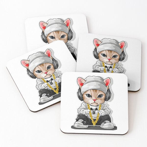 Item preview, Kawaii Rapper Cat designed and sold by Ragil-Studio.